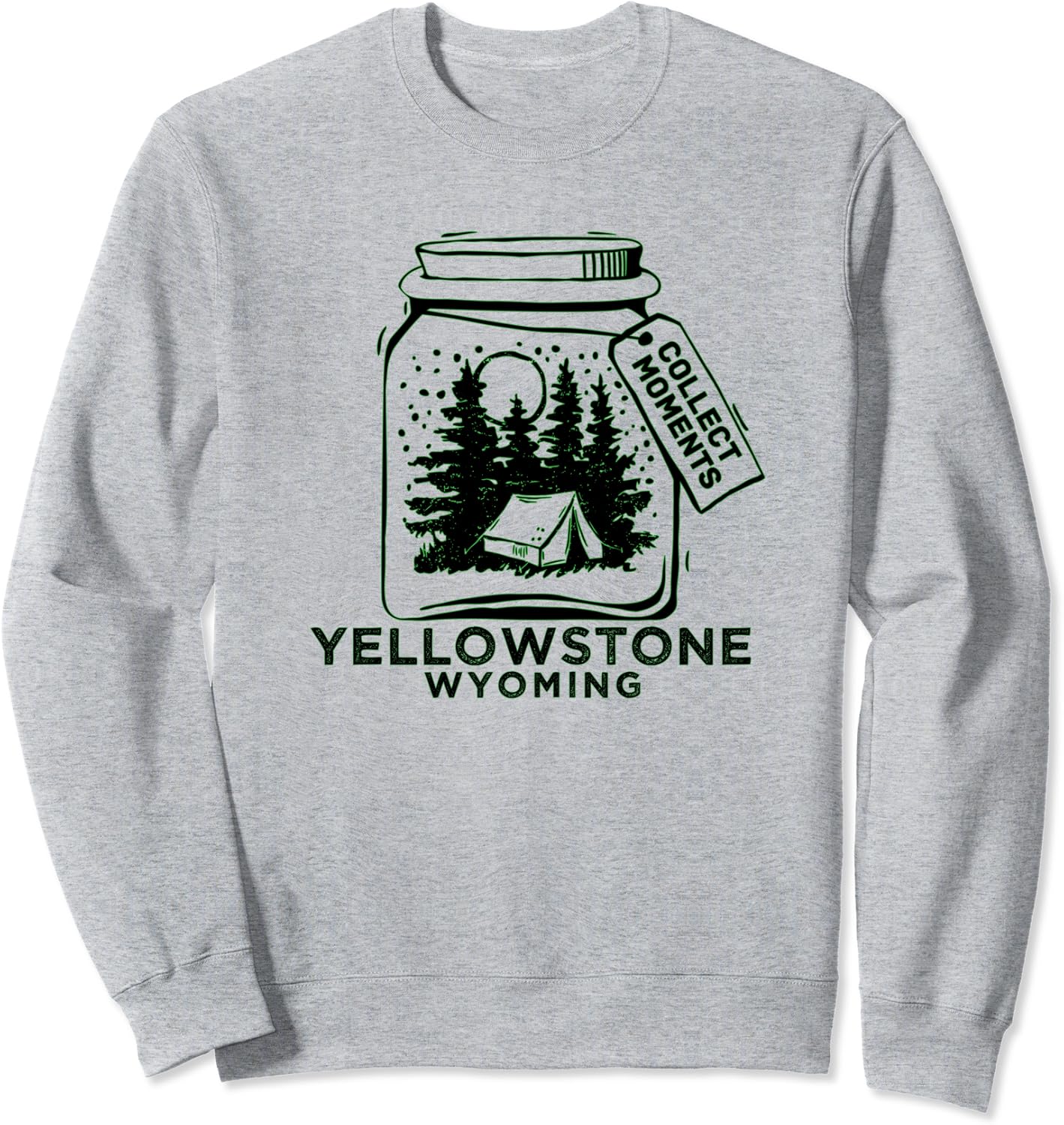 Vintage Yellowstone, Wyoming Souvenir Sweatshirt Amazon.co.uk Fashion